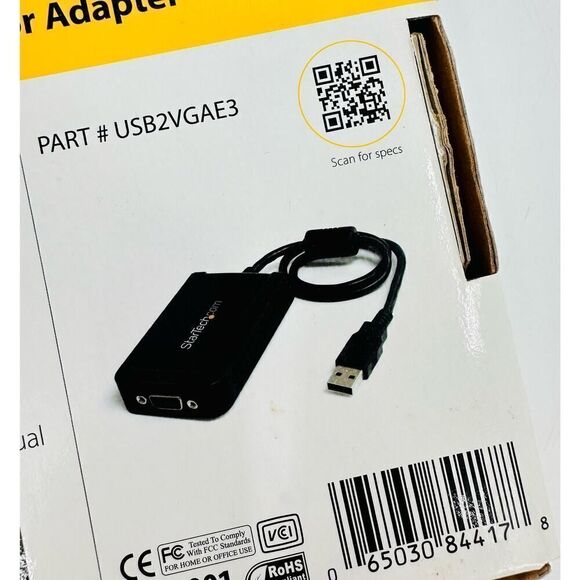 StarTech.com USB to VGA Multi Monitor External Video Card Adapter USB2VGAE2 - Picture 5 of 6